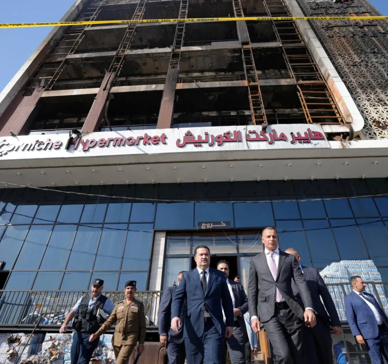 Six local officials detained over Iraq deadly mall fire