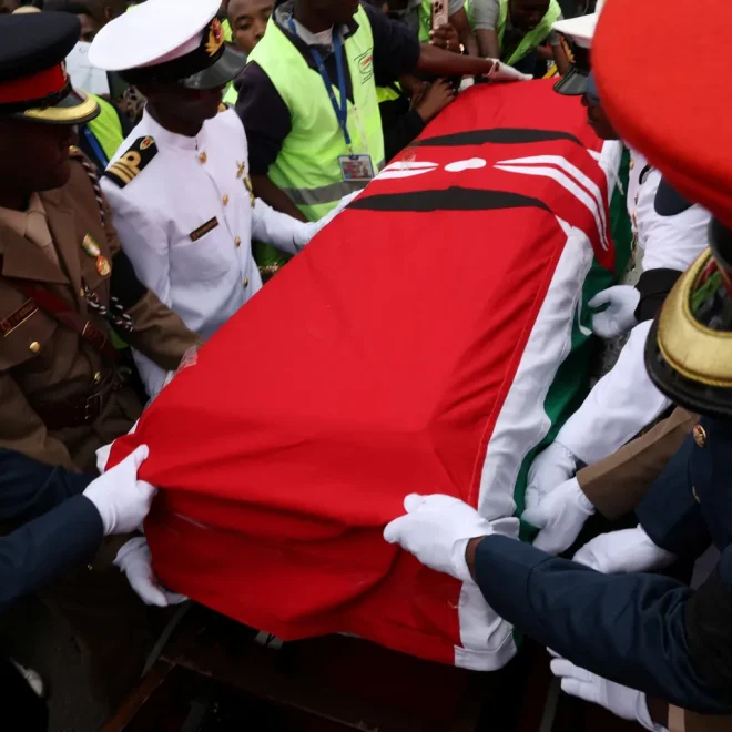 Three reported dead as Kenyan forces fire on mourners for politician Odinga