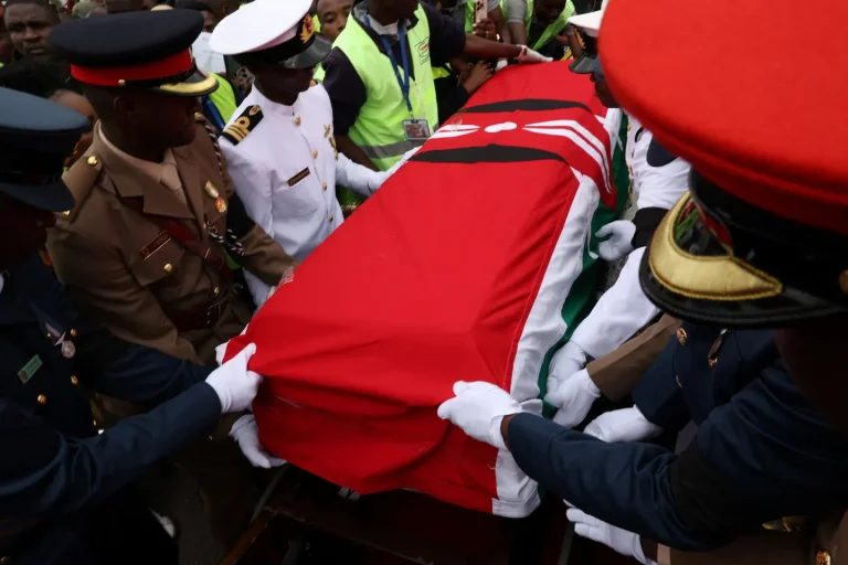 Three reported dead as Kenyan forces fire on mourners for politician Odinga