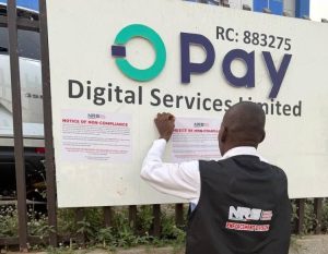 OPay reacts to NRS actions at its offices as customers panic