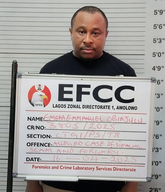 Lagos bizman, Obiajulu Emeka Emmanuel, jailed over $850,000 scam