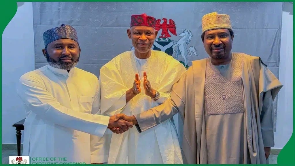 Abubakar Kabir Bichi Kano Governor Abba Yusuf and Deputy Senate President Jibrin Barau