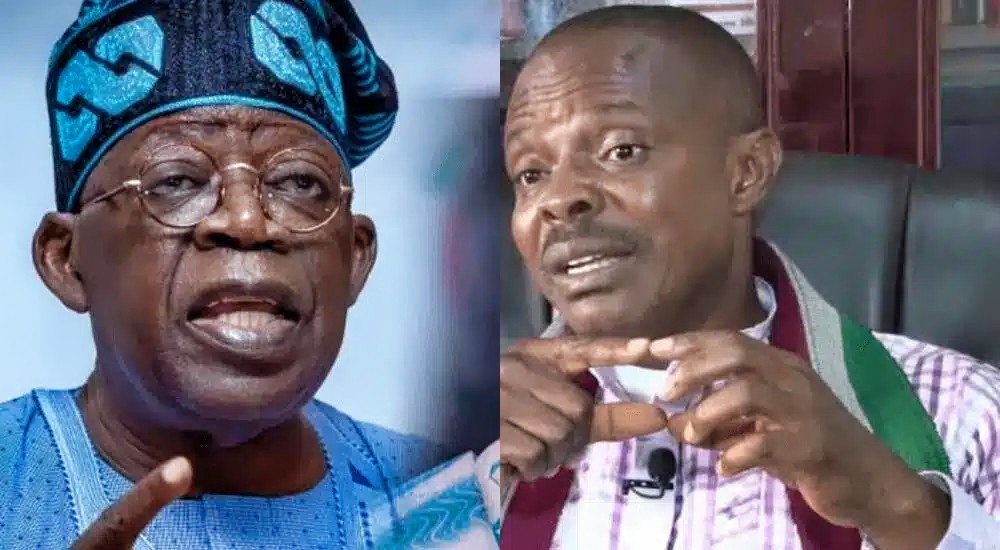 Joe Ajaero and Tinubu